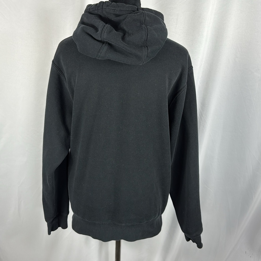 Nike Men's Classic Black Pullover Hoodie w/ Kangaroo Pocket - Picture 2 of 6